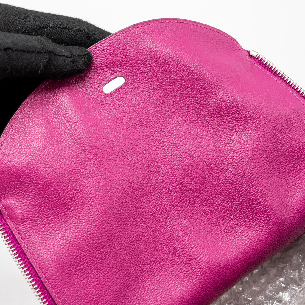 Hermes Lindy 30 Evercolor L3 Rose Pourpre SHW