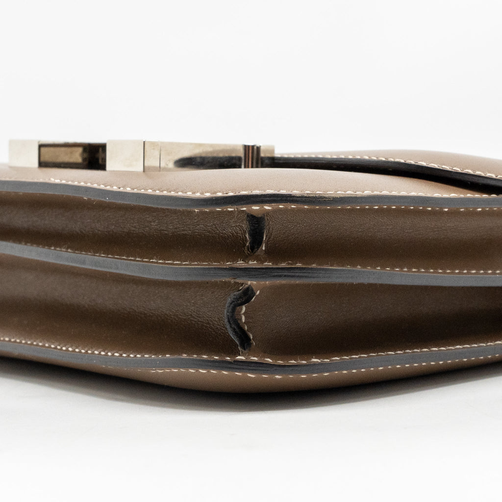 Hermes Mini Constance tadlakt etoupe SHW