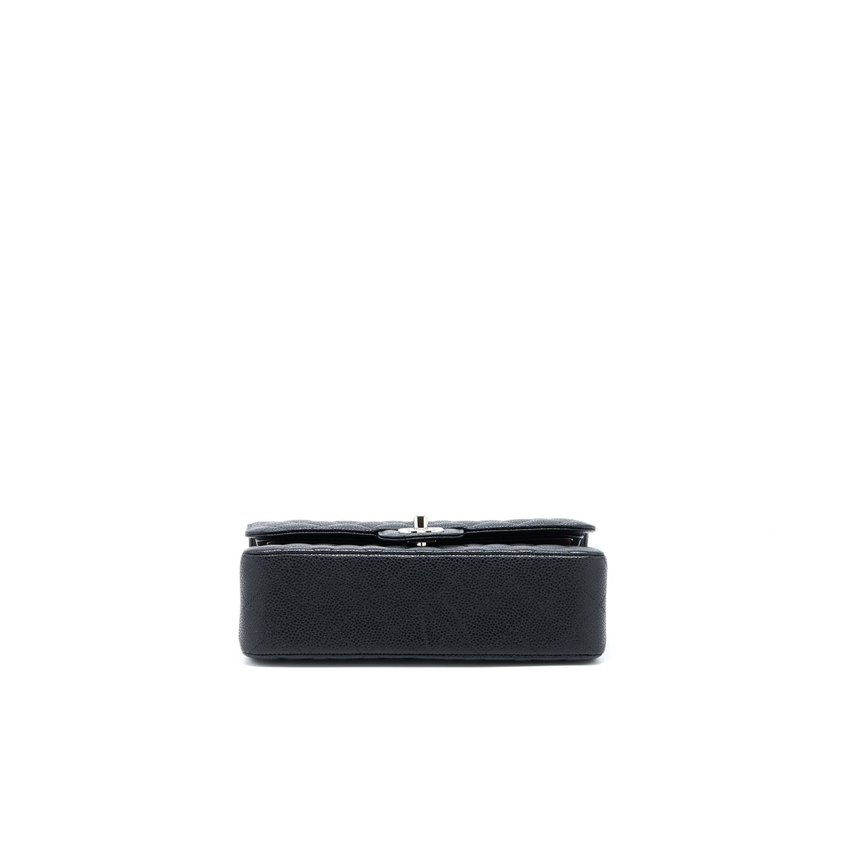 CHANEL SMALL CLASSIC FLAP BAG CAVIAR BLACK SHW(MICROCHIP)