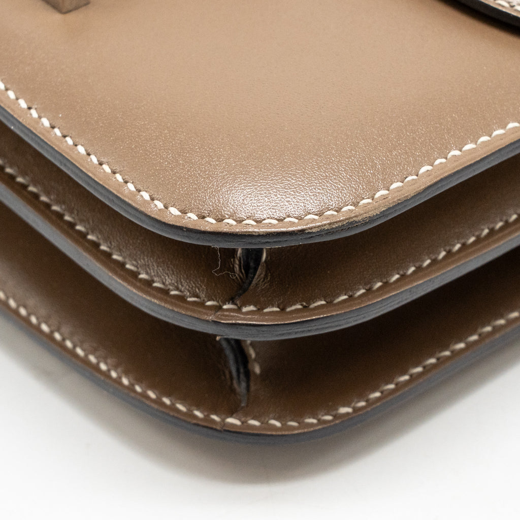 Hermes Mini Constance tadlakt etoupe SHW