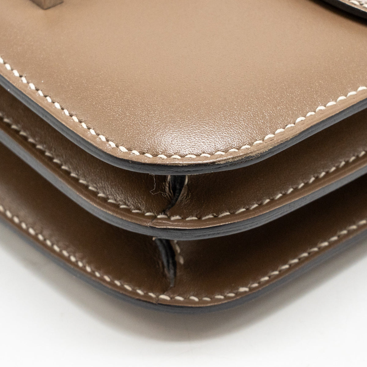 Hermes Mini Constance tadlakt etoupe SHW