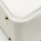 Hermes mini lindy clemence new white GHW