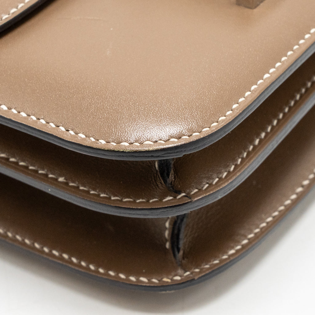 Hermes Mini Constance tadlakt etoupe SHW