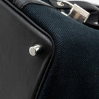 Hermes Cargo Picotin 18 Lock bag canvas / swift Black SHW