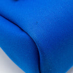Hermes Herbag 31 Zip bag canvas / hunter blue bill / blue saphir SHW