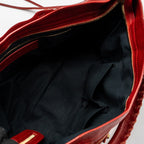 BALENCIAGA CITY BAG LEATHER RED LGHW