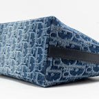DIOR DIORSTAR OBLIQUE HOBO BAG DENIM BLUE GHW