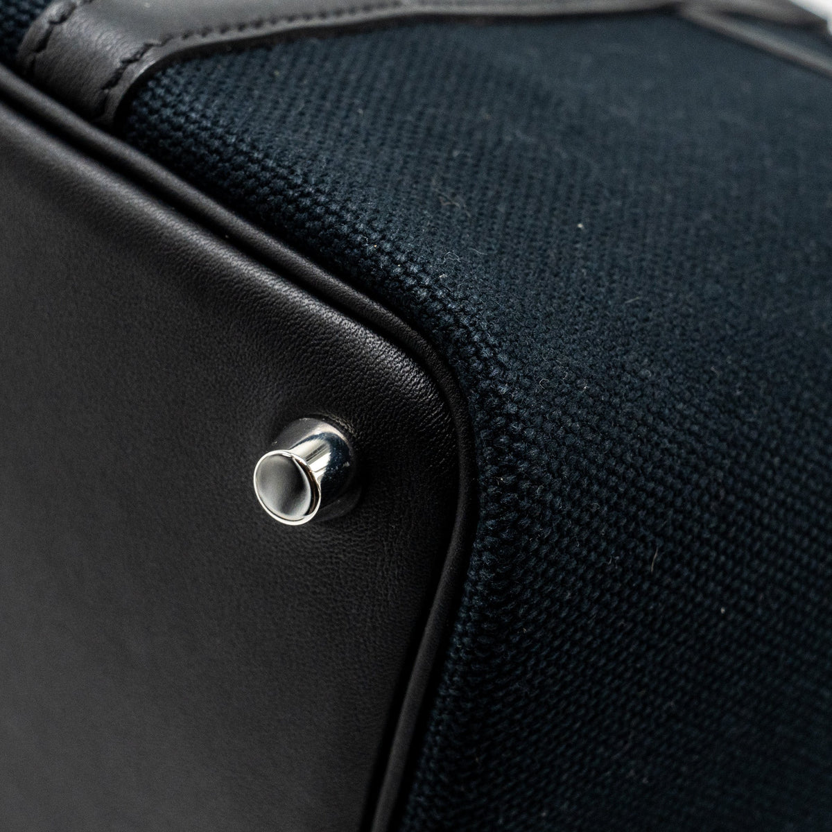 Hermes Cargo Picotin 18 Lock bag canvas / swift Black SHW