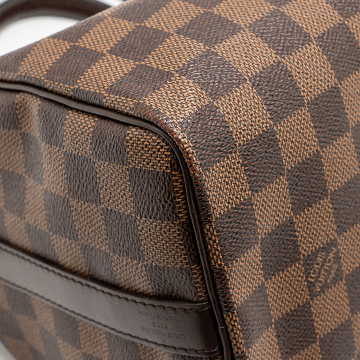 Louis Vuitton speedy Bandouliere 25 damier ebene canvas/leather GHW