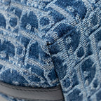 DIOR DIORSTAR OBLIQUE HOBO BAG DENIM BLUE GHW