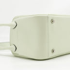 Hermes Mini Lindy Swift Vert Fizz SHW