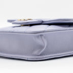 CHANEL TOP HANDLE MINI FLAP BAG LAMBSKIN LIGHT PURPLE LGHW