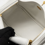 HERMES MINI LINDY II CLEMENCE NEW WHITE GHW