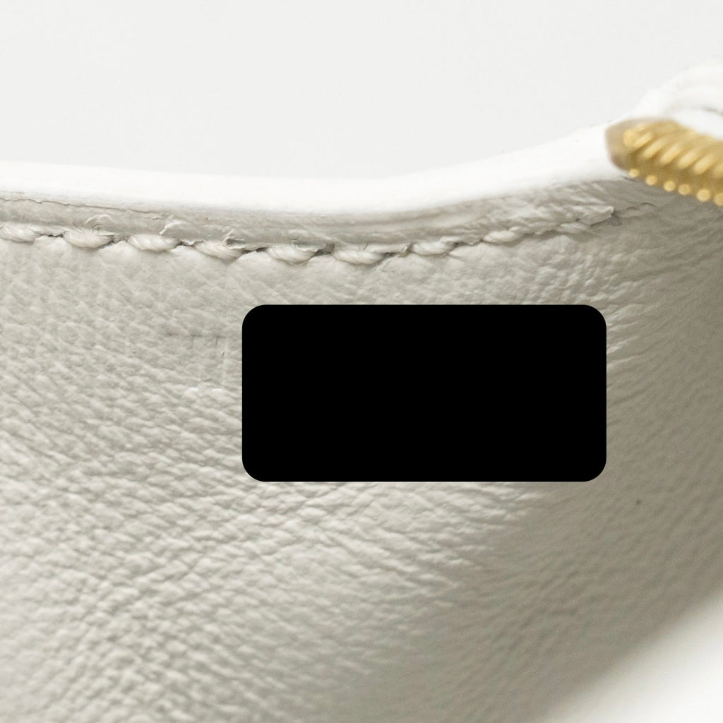 HERMES MINI LINDY II CLEMENCE NEW WHITE GHW