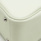 Hermes Mini Lindy Swift Vert Fizz SHW