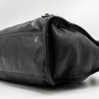 BALENCIAGA GIANT CITY BAG LEATHER BLACK RUTHENIUM HARDWARE