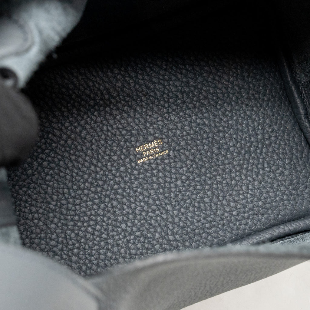 Hermes Picotin 18 Lock Bag Clemence Gris Misty GHW