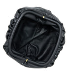 BOTTEGA VENETA TEEN POUCH CALFSKIN BLACK