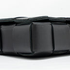 BOTTEGA VENETA SMALL CASSETTE BAG LAMBSKIN BLACK GHW