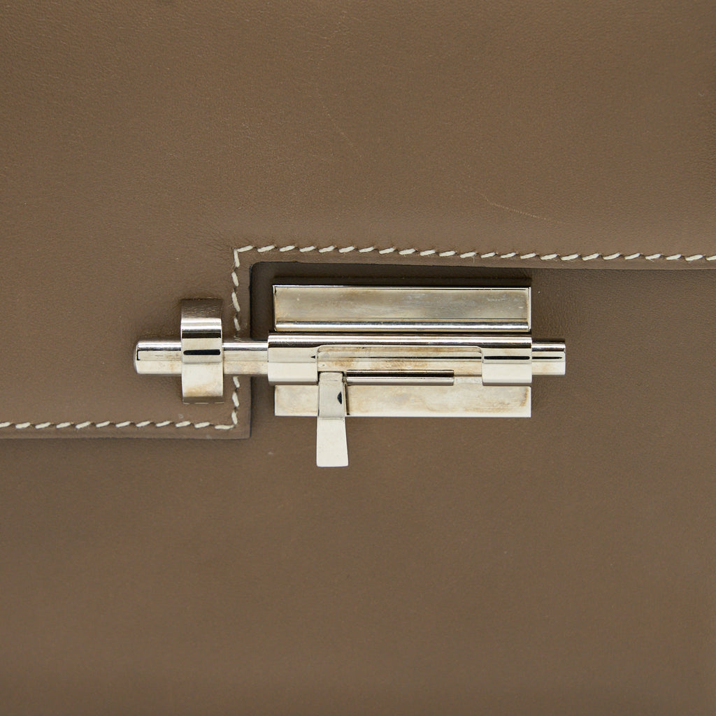 Hermes Mini Verrou Bag tadelakt Etoupe SHW