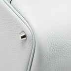 HERMES PICOTIN 18 LOCK BAG CLEMENCE BLEU PALE SHW