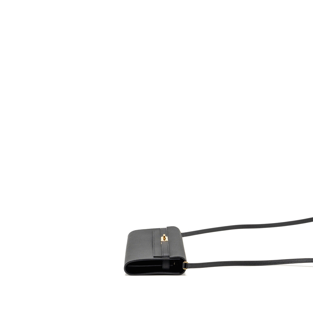 HERMES Kelly to go Epsom Black GHW
