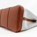 Hermes Garden Party 30 Negonda/Canvas Ecru-Bleu Bil/Cuivre SHW