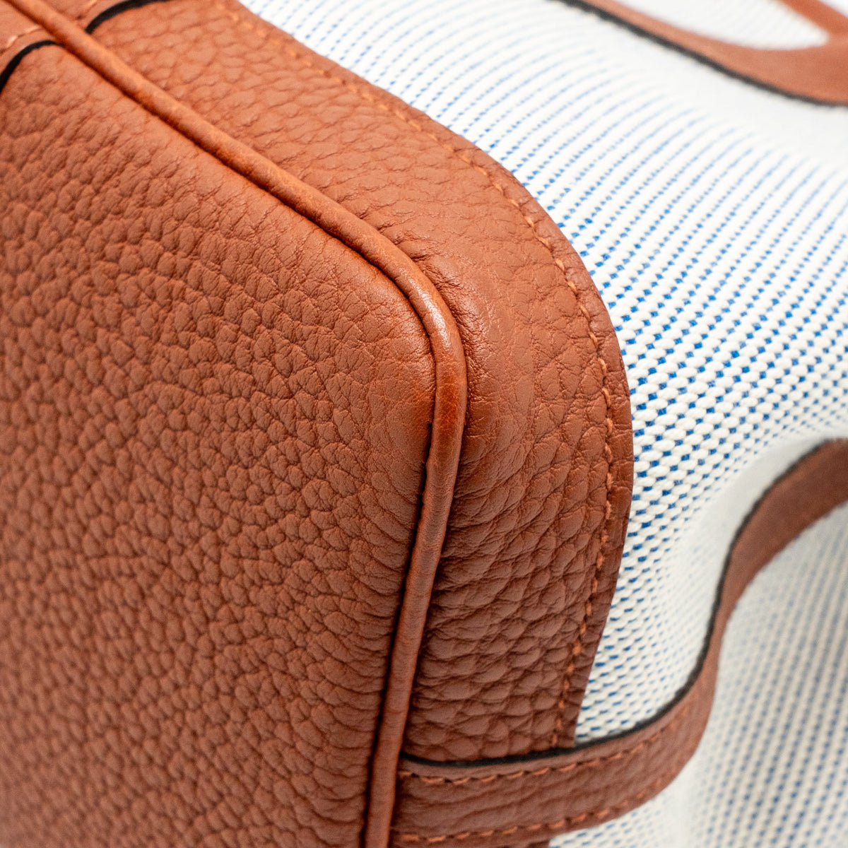 Hermes Garden Party 30 Negonda/Canvas Ecru-Bleu Bil/Cuivre SHW