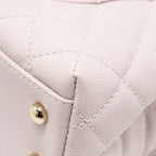 CHANEL SMALL COCO HANDLE CAVIAR LIGHT PINK LGHW