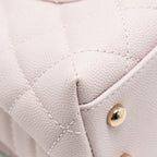 CHANEL SMALL COCO HANDLE CAVIAR LIGHT PINK LGHW