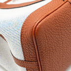 Hermes Garden Party 30 Negonda/Canvas Ecru-Bleu Bil/Cuivre SHW