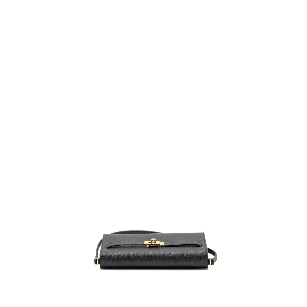 HERMES Kelly to go Epsom Black GHW