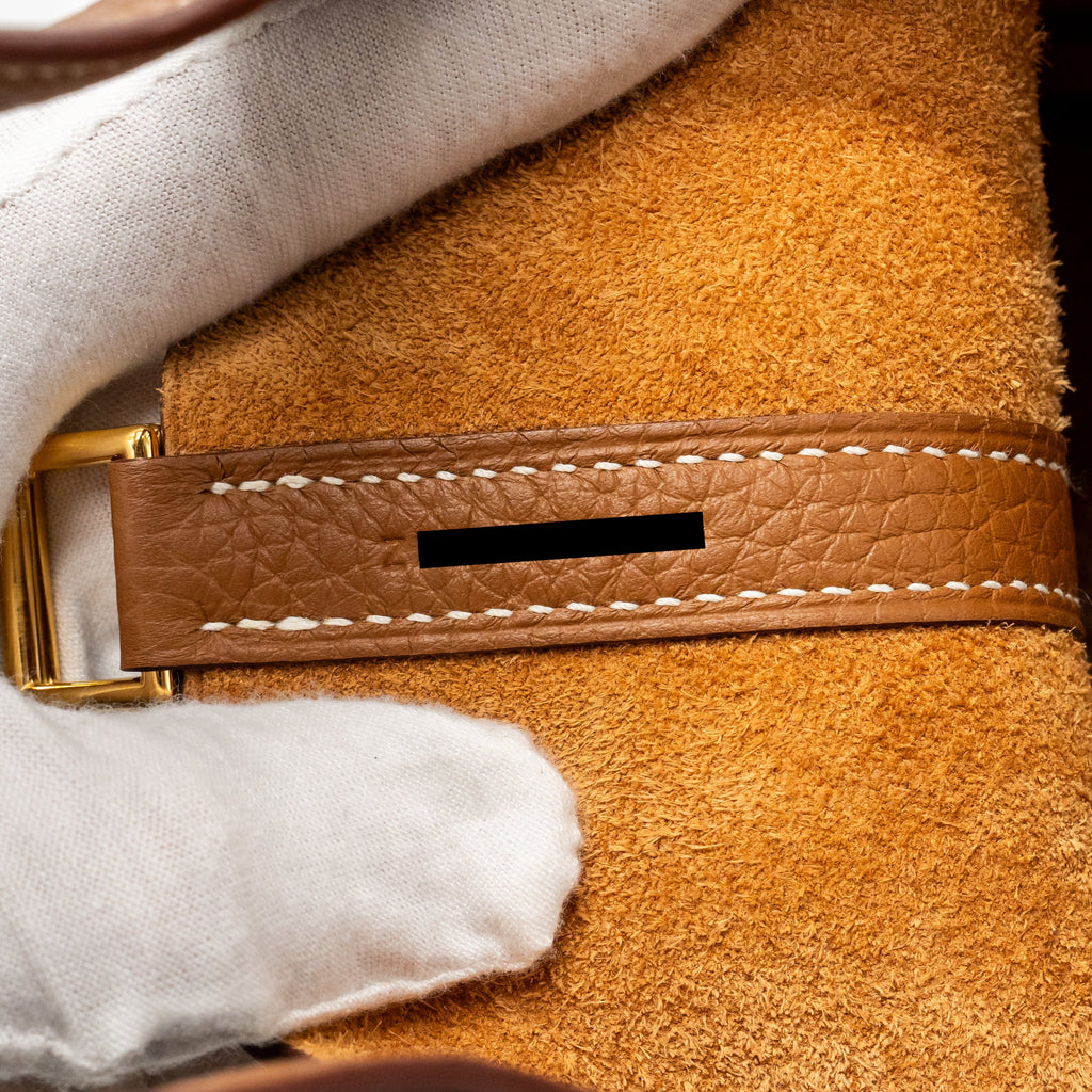 Hermes Picotin 18 clemence gold GHW