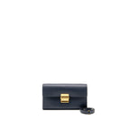HERMES Charniere to go pouch Madame Blue Nuit GHW
