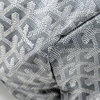GOYARD SAINT LOUIS PM TOTE BAG GOYARDLINE CANVAS GREY SHW