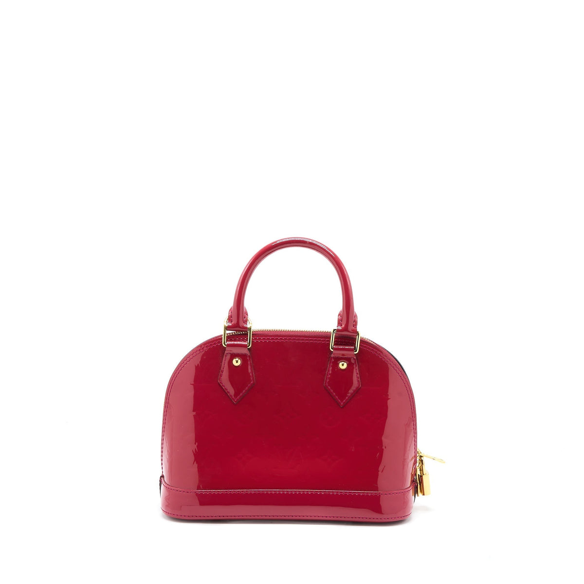LOUIS VUITTON ALMA BB MONOGRAM VERNICE PINK GHW