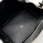 Hermes Picotin 18 Lock Bag Clemence Black GHW