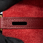 Hermes Picotin 18 Lock Bag Clemence Rouge H GHW