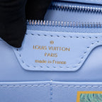 Louis Vuitton Jeff Koons Van Gogh Neverfull MM Bag Monogram Canvas/Calfskin Blue Multicolour Hardware