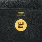 Hermes Lindy 26 Clemence Black GHW