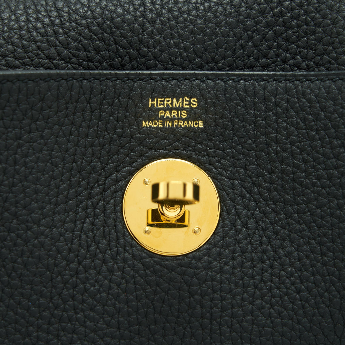 Hermes Lindy 26 Clemence Black GHW