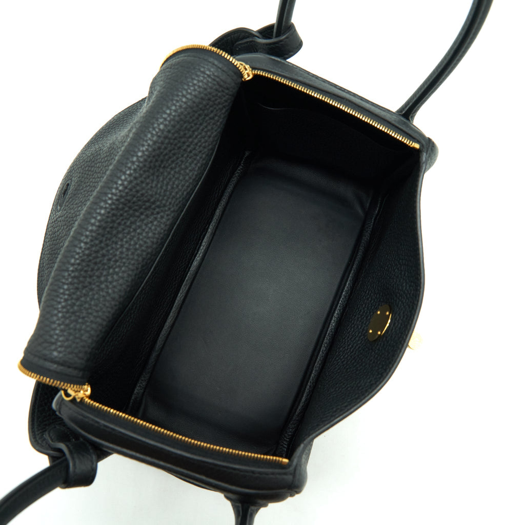 Hermes Lindy 26 Clemence Black GHW