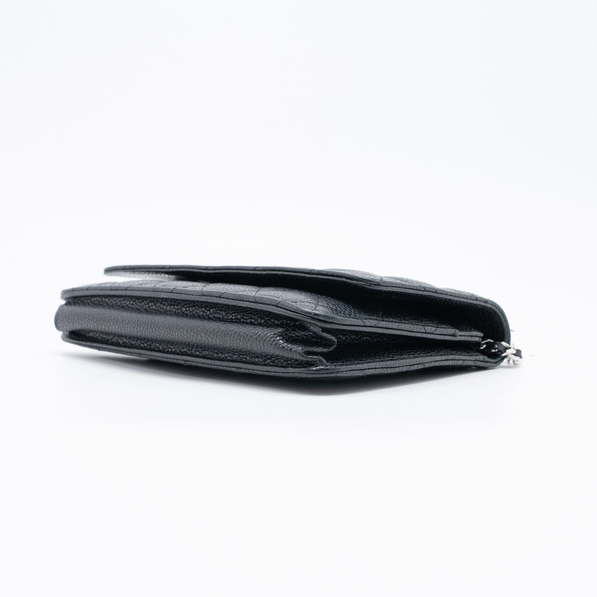 CHANEL CLASSIC WALLET ON CHAIN CAVIAR BLACK SHW