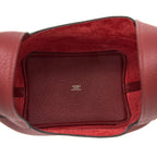 Hermes Picotin 18 Lock Bag Clemence Rouge H GHW