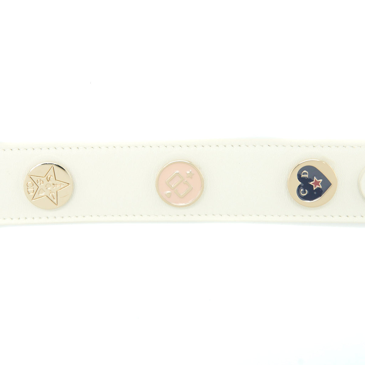 DIOR SMALL LADY DIOR MY ABCDIOR BAG LAMBSKIN WHITE LGHW
