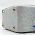 Hermes Mini Lindy Clemence Bleu Pale GHW