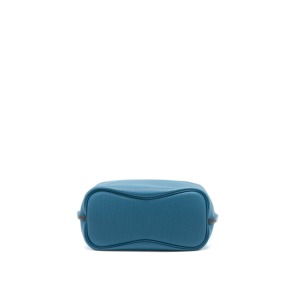 Hermes So Kelly 22 Togo Blue Colvert / Turquoise SHW