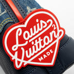 LOUIS VUITTON JAPANESE CRUISER BAG LIMITED EDITION MONOGRAM DENIM/LEATHER BLUE GHW(NEW VERSION)
