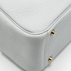 Hermes Mini Lindy Clemence Bleu Pale GHW