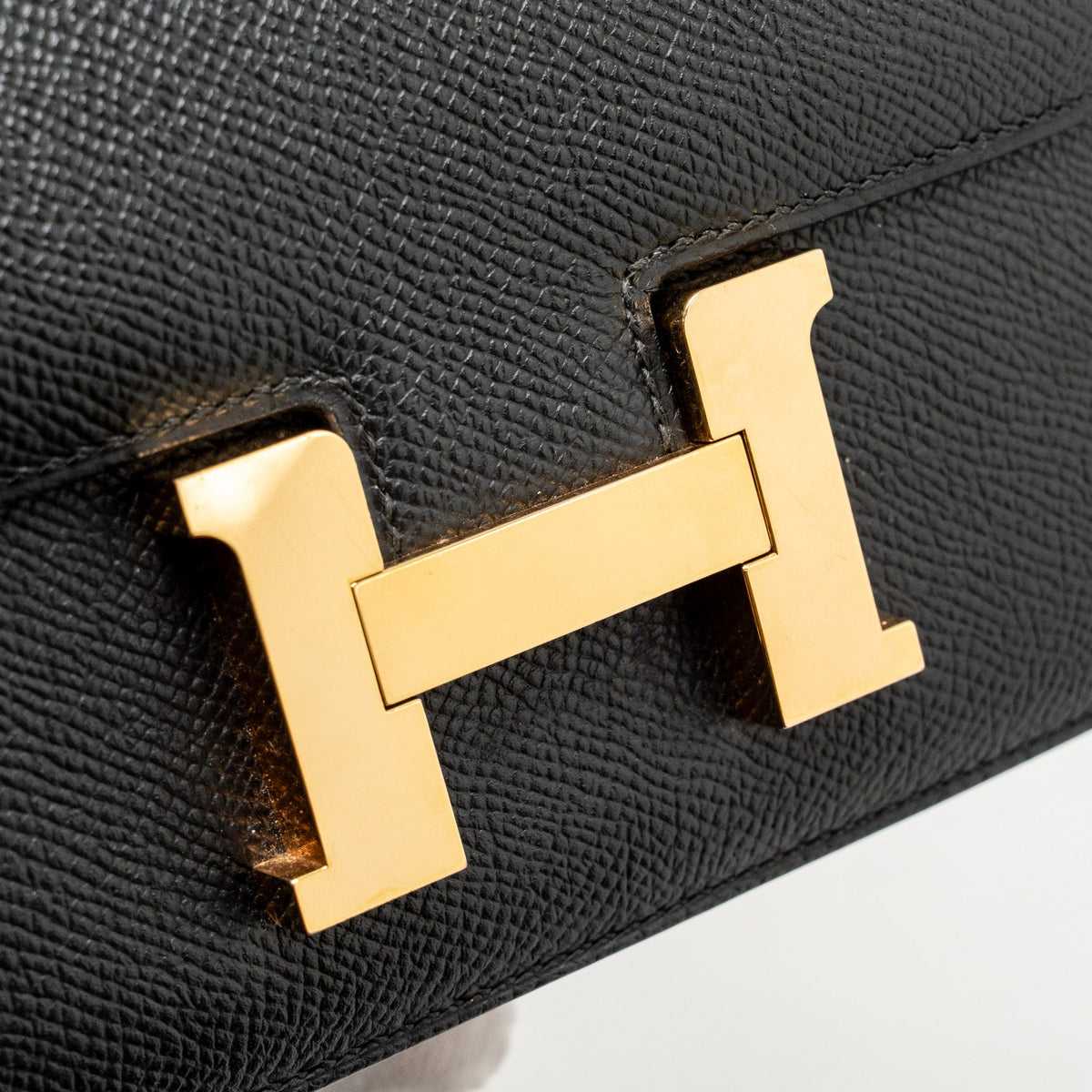 Hermes Mini Constance epsom black RGHW